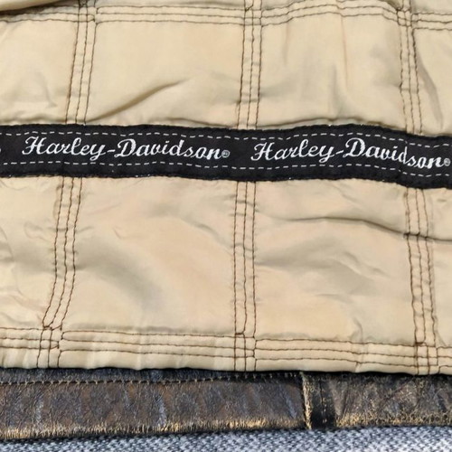 Harley Davidson leather moto jacket slim fit like new