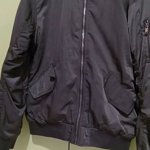 H&M Fly Jacket Unisex Like New Green Orange Size S
