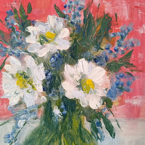 Handmade canvas artwork new 30×24 with acrylics