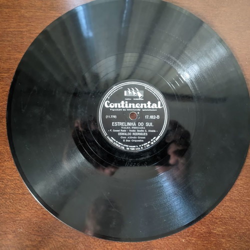 Vinyl 78 rpm record used, Latin, 1955
