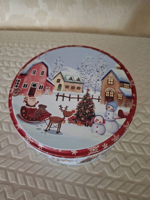 Metal Christmas box