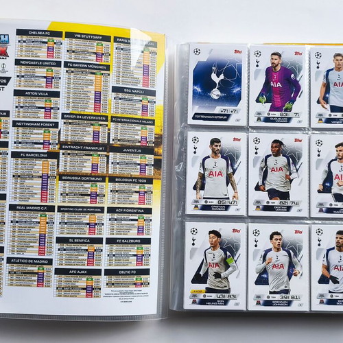 Topps Match Attax Champions League & Europa League 2025-2026 complete set like new