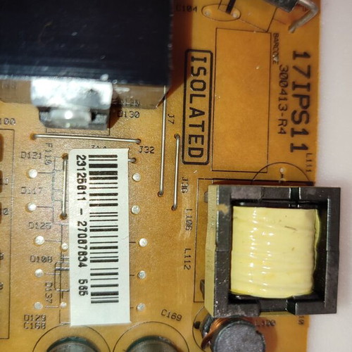 Powerboard Vestel 17ips11 μεταχειρισμένο από τηλεόραση με σπασμένο πάνελ