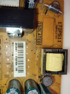 Powerboard Vestel 17ips11 μεταχειρισμένο από τηλεόραση με σπασμένο πάνελ
