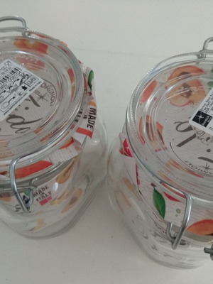 Bormioli Rocco Fido 750ml jars set of 2 like new