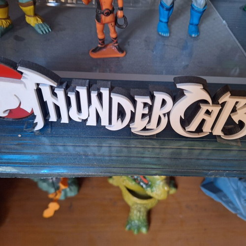 Thundercats vintage figures collection LJN 1985, 11 figures and 3D logo