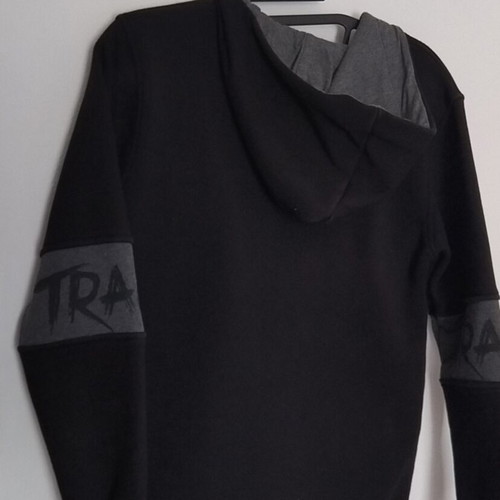 Hashtag jacket size 12 black and grey like new