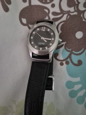 Espirt watch like new with leather strap