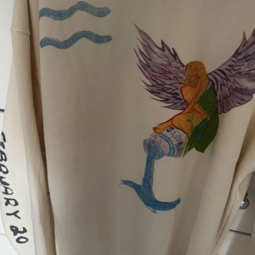 Aquarius Sabbi Australia sweatshirt like new, size M, beige, 100% cotton