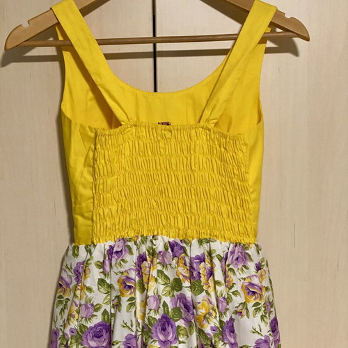 Intro Costume Dress new, colorful summer cotton with floral skirt