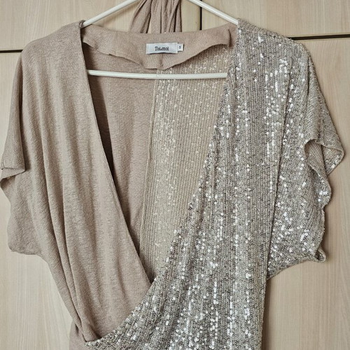 Toi&Moi blouse like new, size M, beige
