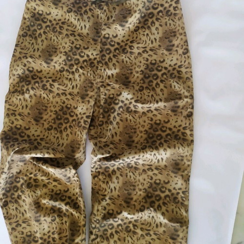 BSB Large pants used with animal print and side zipper