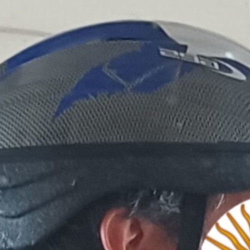 Broker Soffatti bicycle helmet, size 55-60 cm, blue with black and silver details