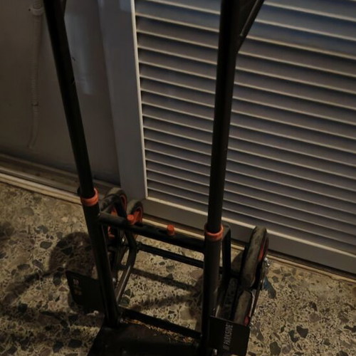 Parkside Performance transport trolley used with 3 legs for stairs