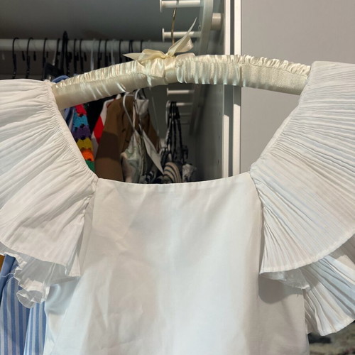 Zara top like new, white, size XS