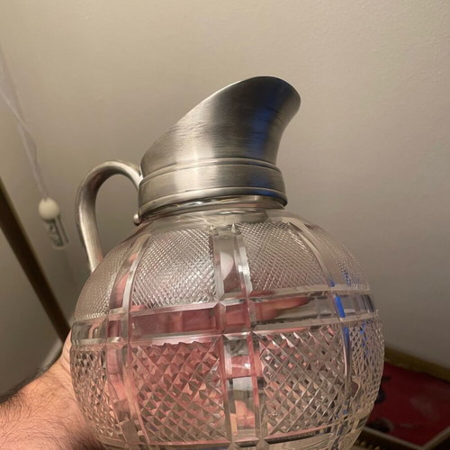 Crystal pitcher like new