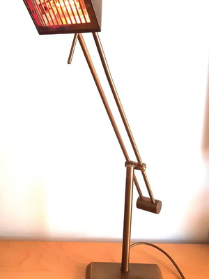 Φωτιστικό επιτραπέζιο μπρούτζινο vintage μεταχειρισμένο