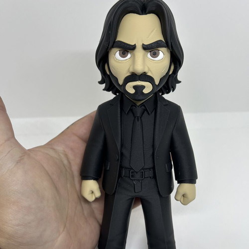 John Wick 3D Printed Figure new, handmade collectible