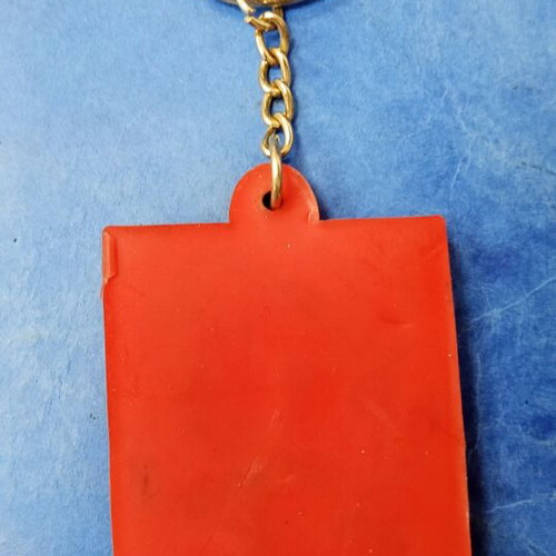 Coca-Cola Collectible Rubber Keychain Athens 2004 Olympics Phoebus mascot like new