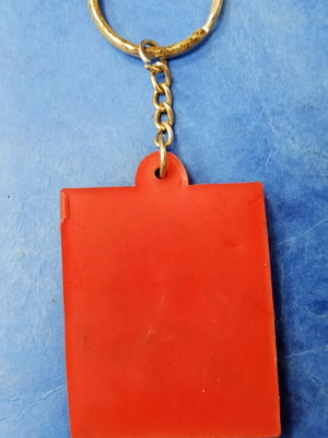 Coca-Cola Collectible Rubber Keychain Athens 2004 Olympics Phoebus mascot like new