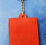 Coca-Cola Collectible Rubber Keychain Athens 2004 Olympics Phoebus mascot like new