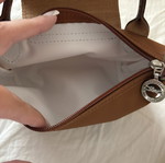 Longchamp Le Pliage pouch new, brown