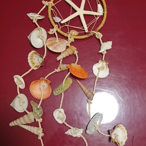 Decorative hanging with shells new, length about 50 cm