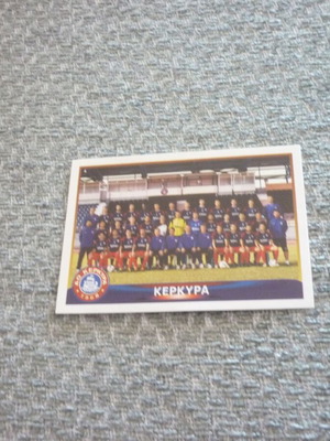 Αυτοκόλλητο ομάδα Κέρκυρα Panini Super League Ποδόσφαιρο 2012 καινούργιο #164