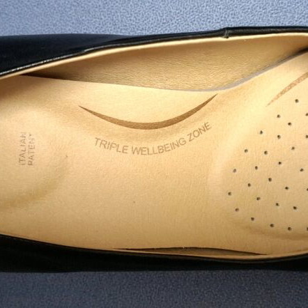 Geox black leather pumps 38.5 like new with comfortable 6cm heel