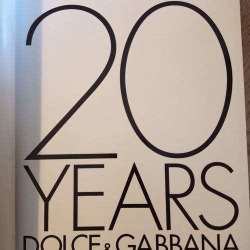 Dolce & Gabbana 20 Years book like new in case