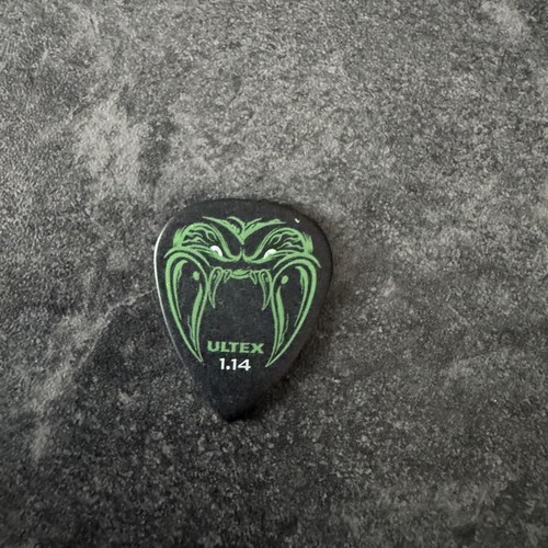 Metallica James Hetfield Black Fang guitar pick used