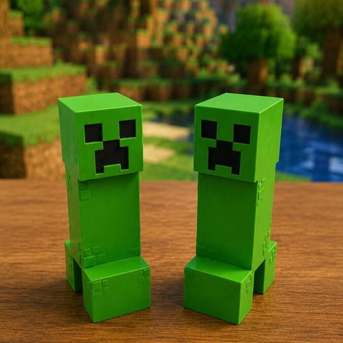 Minecraft Creeper figure new, 18cm, customizable colors
