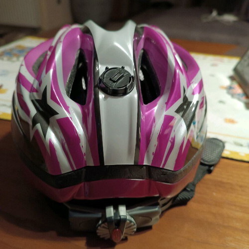 Ked children's helmet like new with chin strap and adjustment button