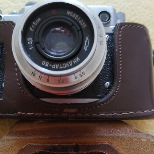 Rangefinder camera 1958 with Industar 50 lens, 50mm f3.5, USSR