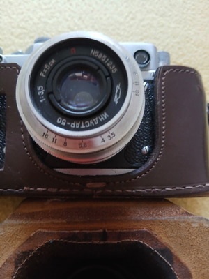 Rangefinder camera 1958 with Industar 50 lens, 50mm f3.5, USSR
