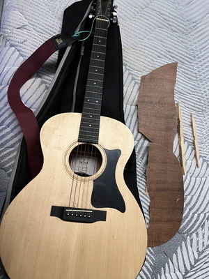 Sigma GME electroacoustic guitar used for repair or parts with Stagg case