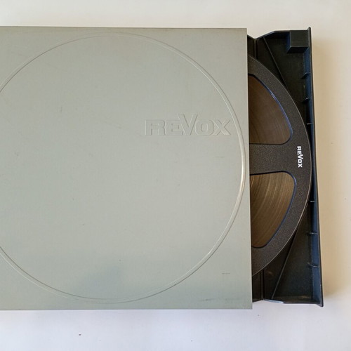 Revox original reel 10.5" with Agfa tape and Revox box used