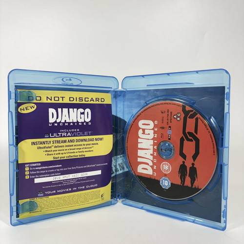 Django Unchained Blu-ray like new with English subtitles and slipcase