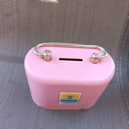 Metal collectible piggy bank Hellenic Postbank