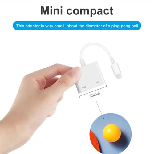 Lightning to HDMI Adapter 1080P με θύρα φόρτισης Lightning καινούργιο