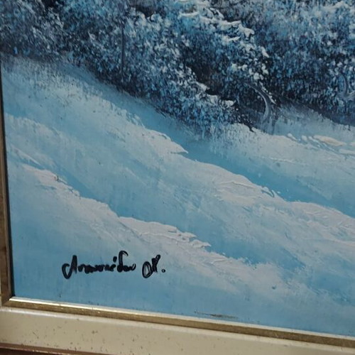 Oil painting canvas like new 1.40x0.80