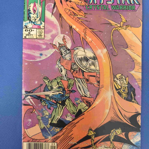 The Saga of Crystar Crystal Warrior 9 used comic