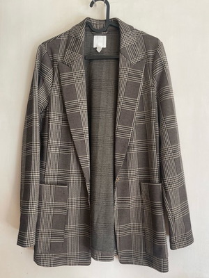 Σακάκι μπλέιζερ H&M μεταχειρισμένο, γκρι καφέ, μέγεθος S