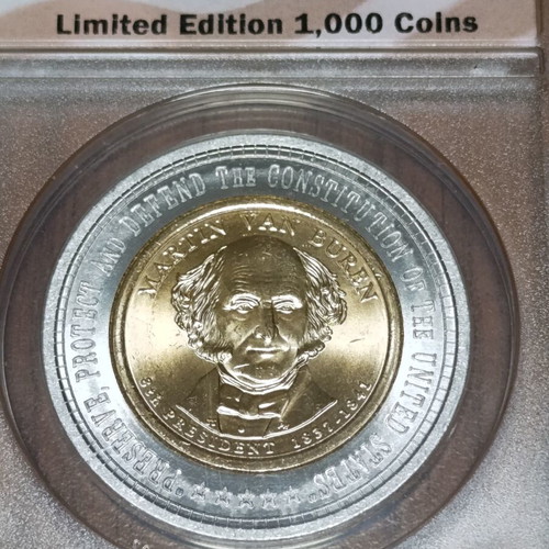 Martin Van Buren Presidential Oath Dollar 1$ new limited edition