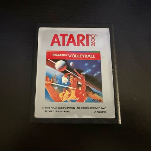 Atari 2600 Real Sports Volleyball used game cartridge