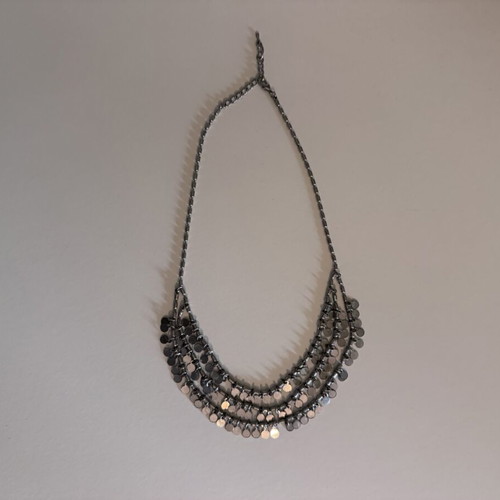 Necklace authentic from Turkey, like new, silver color