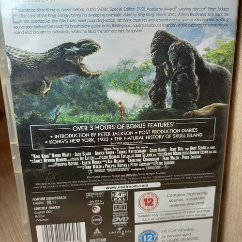 King Kong DVD like new with English subtitles