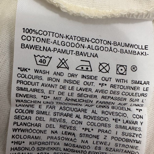 Levi's men's white cotton t-shirt new, size S