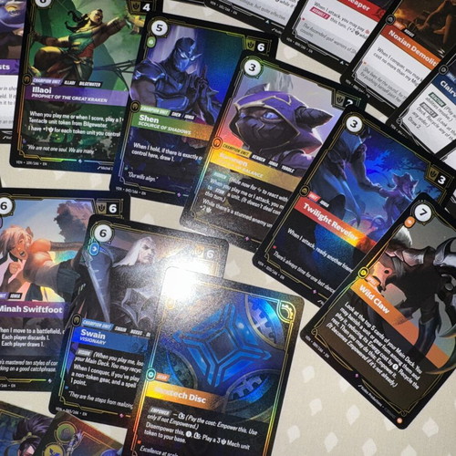 Riftbound Vendetta cards new, uncommon and epic