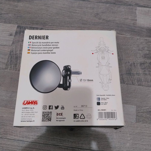 Motorcycle mirrors like new for handlebar ends, street and retro style